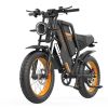 Off-road e-bike Equipped with super motor 1000W 48V25AH lithium battery 20"*4.0 fat tires Specially suitable for touring, sand, snow