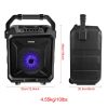 Portable Wireless Party Speaker with Disco Lighting