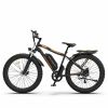 (Do Not Sell on Amazon) AOSTIRMOTOR 26" 750W Electric Bike Fat Tire P7 48V 13AH Removable Lithium Battery for Adults with Detachable Rear Rack Fender