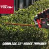 Hyper Tough 20V Max 22-inch Cordless Battery Powered Hedge Trimmer, HT21-401-003-07