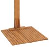 Garden Shower 29.5"x29.5"x82.7" Solid Teak Wood