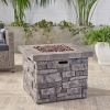 30" SQUARE MGO FIRE PIT - 40 000 BTU