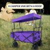 Outdoor Garden Park Utility kids wagon portable beach trolley cart camping foldable folding wagon