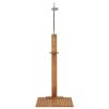 Garden Shower 29.5"x29.5"x82.7" Solid Teak Wood