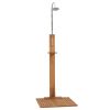 Garden Shower 29.5"x29.5"x82.7" Solid Teak Wood